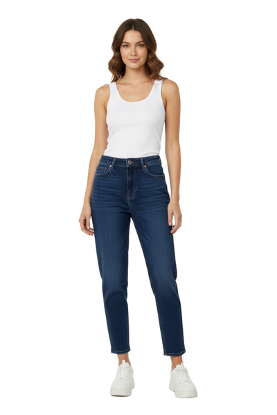 denimix Essential Mom Fit Jean - Albastru închis