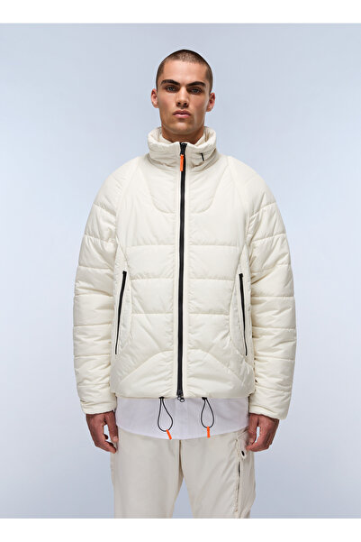 Napapijri NP0A88YQN1J1-A-BIEZ MODULAR PUF Bej Düz Erkek Mont