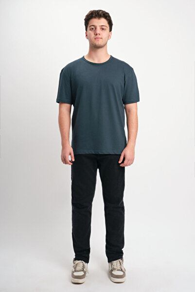 WE AND ME Regular Fit Short Sleeve Dirty Collar Basic T-Shirt