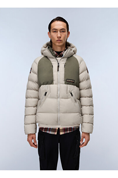 Napapijri NP0A4I1RH641-A-MOESA PUF Gri Standart Erkek Spor Mont