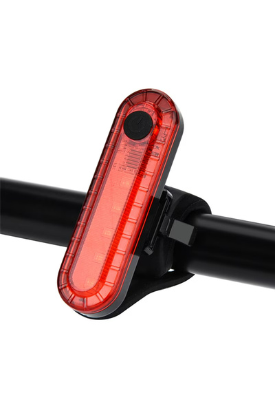 OEM LED bicycle/electric scooter tail light, USB rechargeable, waterproof, red, 7x2x2cm