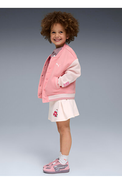 Puma Lastikli Bel Normal Pembe Düz Kısa Kız Çocuk Etek 63239321-PUMA X HELLO ...