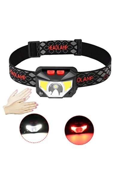 OEM LED headlamp, USB rechargeable, with motion sensor and 5 lighting modes, elastic band