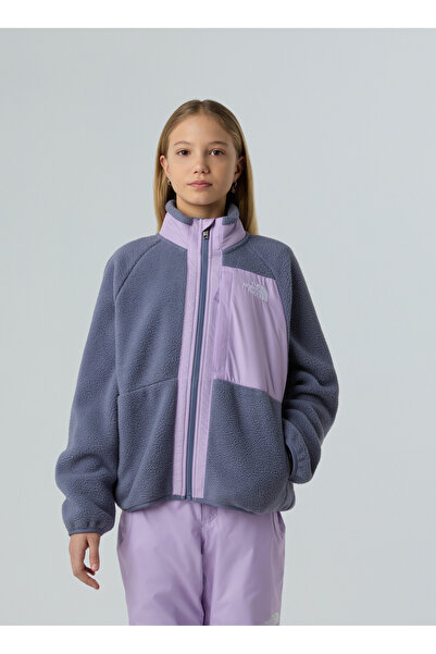 THE NORTH FACE Düz Lila Kız Çocuk Polar Üst NF0A8AZHDIN1-G YUMIORI FULL ZIP JAC
