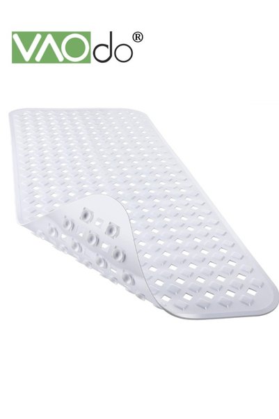 VAODO Large Non-slip Bath Mat Bathtub Shower Mat PVC Non-slip Bath Mat with S...