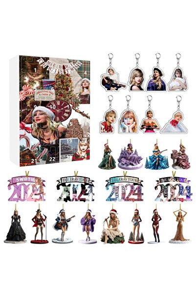 NO BRAND Advent Calendar Blind Box, 24-Day Surprise Gift Set, Acrylic Taylor ...