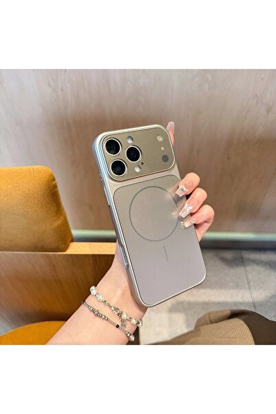 KumOziShop iPhone 16 PLUS Uyumlu MagSafe Özellikli 17 Görünümlü Kamera Koruma...