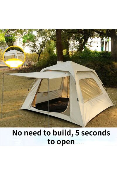 Ominii Fully automatic quick-opening tent portable folding multi-person camping rainproof 210*210*145CM