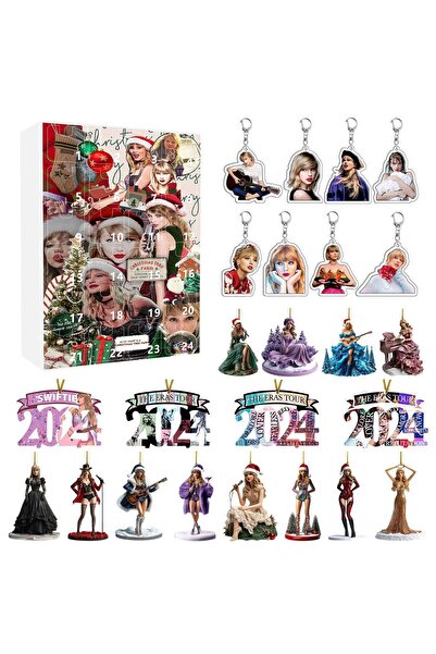 NO BRAND Christmas Advent Calendar Blind Box, 24-Day Surprise Gift Set, Acryl...