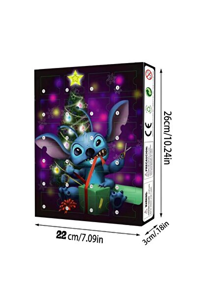 NO BRAND تقويم مجيء مع هدايا 24 Stitch تقويم مجيء للأطفال العد التنازلي لمدة ...