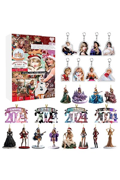 NO BRAND Christmas Advent Calendar Blind Box, 24-Day Surprise Gift Set, Acryl...