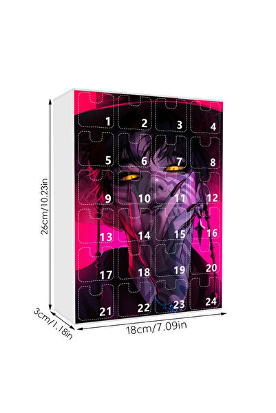 NO BRAND تقويم عيد الميلاد المجيد لعام 2025 من The Witchers، مجموعة هدايا مكو...