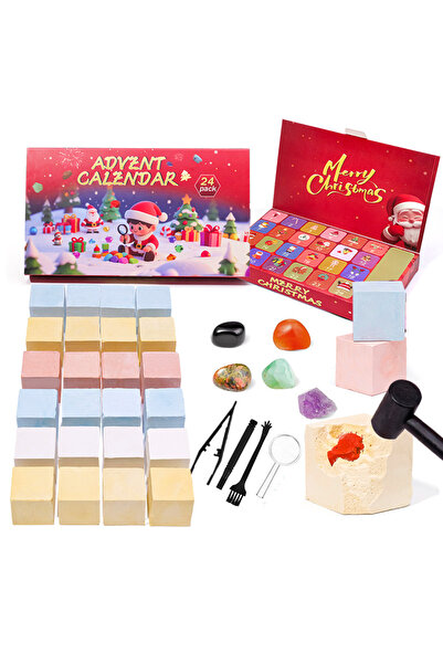 NO BRAND صندوق تقويم وصول يوم عيد الميلاد، موسيقى بوكي ستون الأصلية من الكريس...