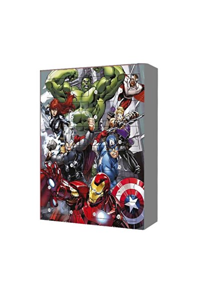 NO BRAND تقويم عيد الميلاد المجيد من مارفل ثلاثي الأبعاد لعام ٢٠٢٥، مجموعة هد...