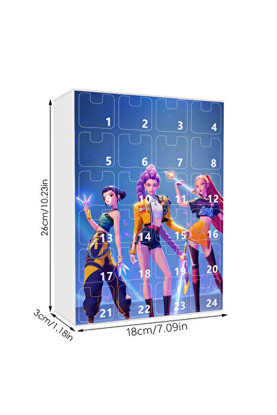 NO BRAND تقويم عيد الميلاد المجيد لعام 2025 من The Witchers، مجموعة هدايا مكو...