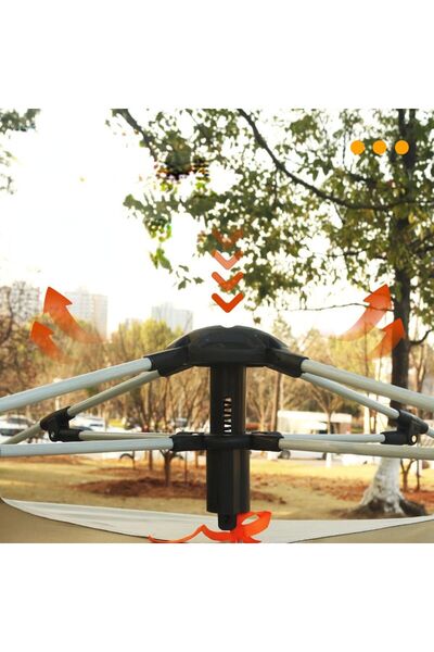 Ominii Fully automatic quick-opening tent portable folding multi-person camping rainproof 210*210*145CM