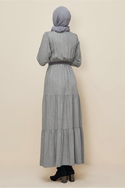 Alvina Belted Bicycle Neck Dress 46014