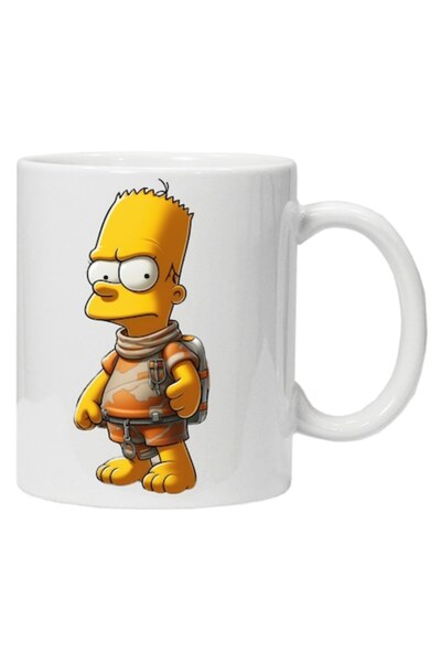 CRD PRINT Cană personalizată „Simpsons 1”, CRD PRINT, 330ml, albă