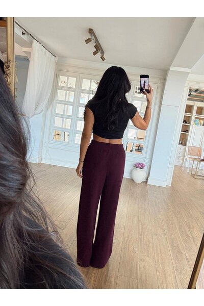 UNBOX Everyday Knit Set - Wine Burgundy