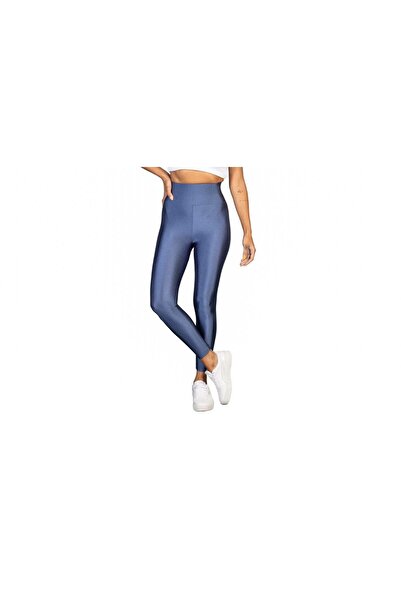 UNBOX LYCRA HIGH-WAISTED LEGGINGS DENIM BLUE