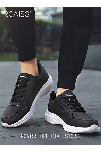 ROAISS Men Stylish Low Top Sneakers, Lightweight Breathable Trainers for Men,...