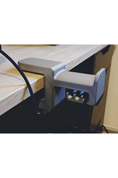 PEMİNİ Gümüş Gri Asılabilir Kulaklık Standı