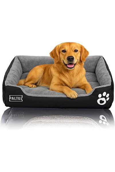 PALTUZ store سرير كبير للكلاب من PALTUZ، 70 × 55 سم، مصنوع من فرو صناعي ناعم،...