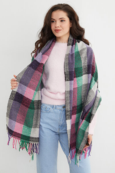 Fulla Moda Σάλι με καρό σχέδιο με απαλή υφή