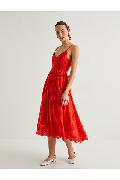 Koton Fisto Midi Strap Dress