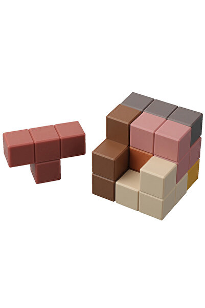 Pitikot Montessori Pitikot® 3D Cube, Colorful Cube Construction Set, for Logic Development