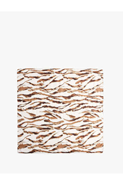 Koton Abstract Patterned Square Satin Shawl