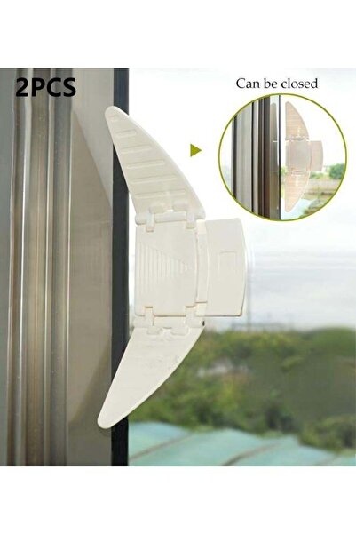 Generic Baby Safety Locks - 2 Pack Child Proof Locks for Sliding Doors (White)