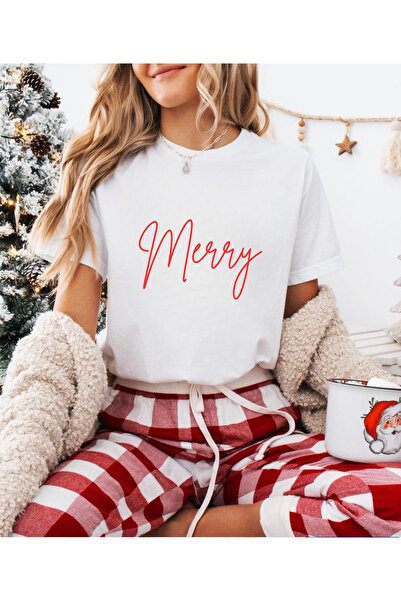 ASELİNDA New Year Merry Printed T-Shirt-Family Matching T-Shirt (Add Items to Make Matching)