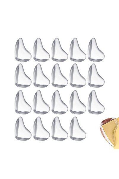 JZS 20 Pcs Corner Protector for Baby Furniture Safety Bumpers Clear Transparent