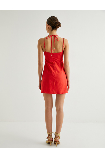 Koton Halter Neck Mini Dress