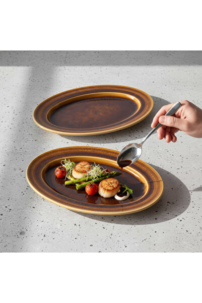 Güral Porselen Valeron 2 Pieces 21 cm Kayak Plate Reactive Saura Vr 137