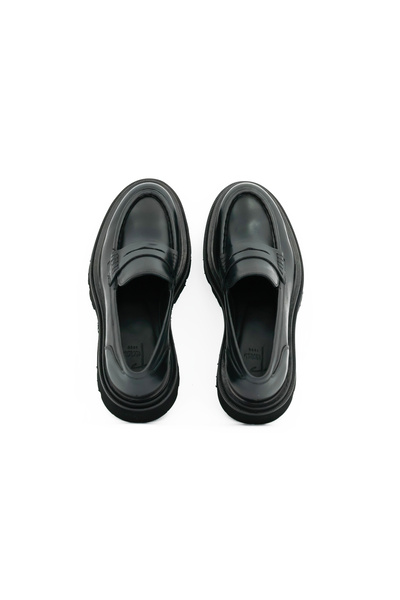 Tuna Genuine Leather Eva Sole Loafer Model Women's Shoes - Z1084