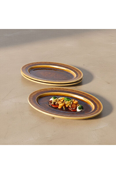 Güral Porselen Valeron 2 Pieces 29 cm Kayak Plate Reactive Saura 137