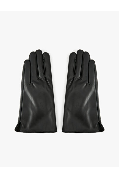 Koton Faux Leather Gloves