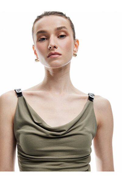 Koton Accessory Detailed Degaje Collar Strap Blouse