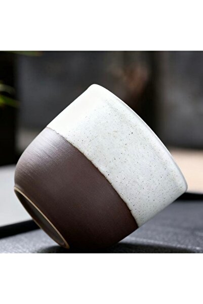 KB Coarse pottery coffee mug, handmade, Arabica coffee cup, Tea cup, 120ml, 1pc