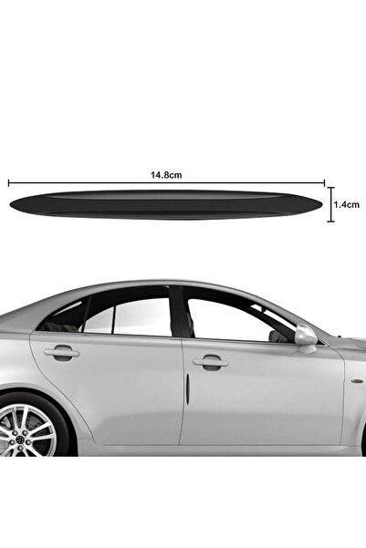 JZS Car Door Protector Strips 10PCS Edge Guards Airbag Anti-collision Black