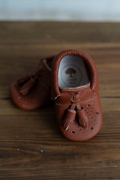 Olivo Mini Newborn Baby Leather Tassel First Step Shoes