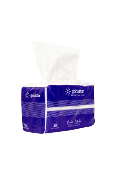 Globalstar مناديل جلوبال ستار ٥٠٠ منديل أزرق - عبوة من ١٠ قطع