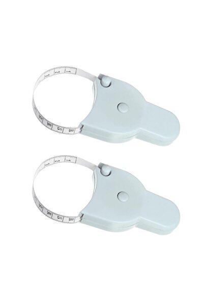 JZS Tape Measure Body 60inch, Retractable for Weight Loss 2PCS Blue