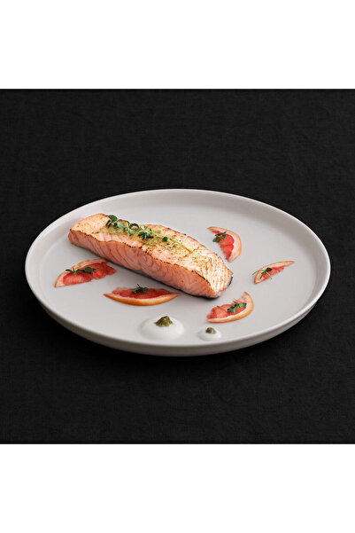 Güral Porselen Bilbao 6 Piece 27 cm Serving Plate - Cream