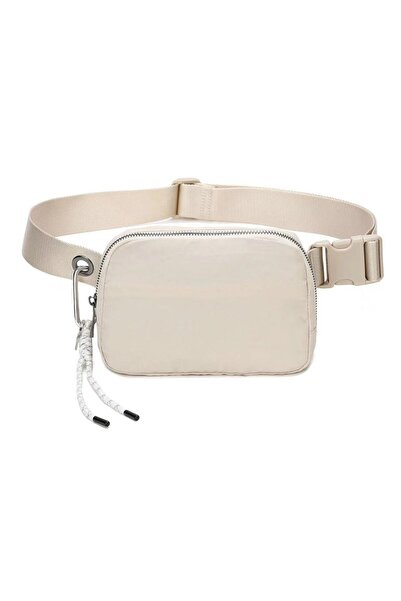 JZS Fanny Belt Bag Waist Pack Crossbody Bum Bag Adjustable Strap Beige