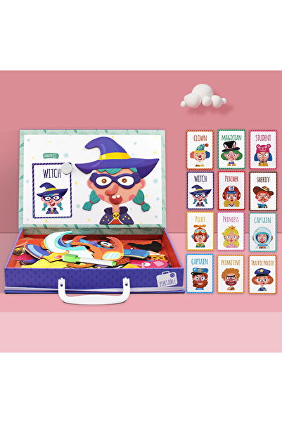 bebeLOGIC Jucarie interactiva, Cutie puzzle magnetic, Vrajitoare amuzanta, ma...