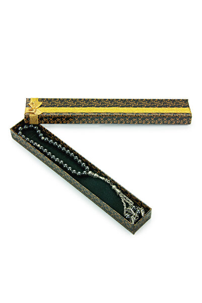 ihvan online Mărgele de rugăciune cadou din piatră naturală hematită cu ciucu...