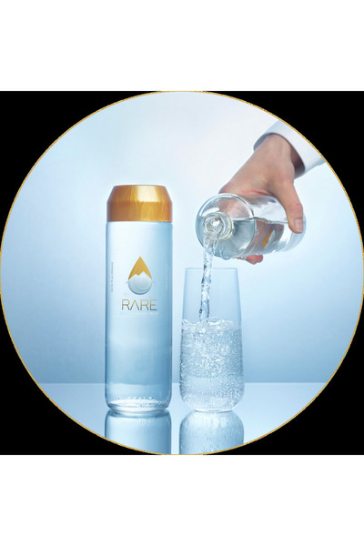 RARE Water RARE Natural Mineral Sparkling Water 12x 800ml - Glass